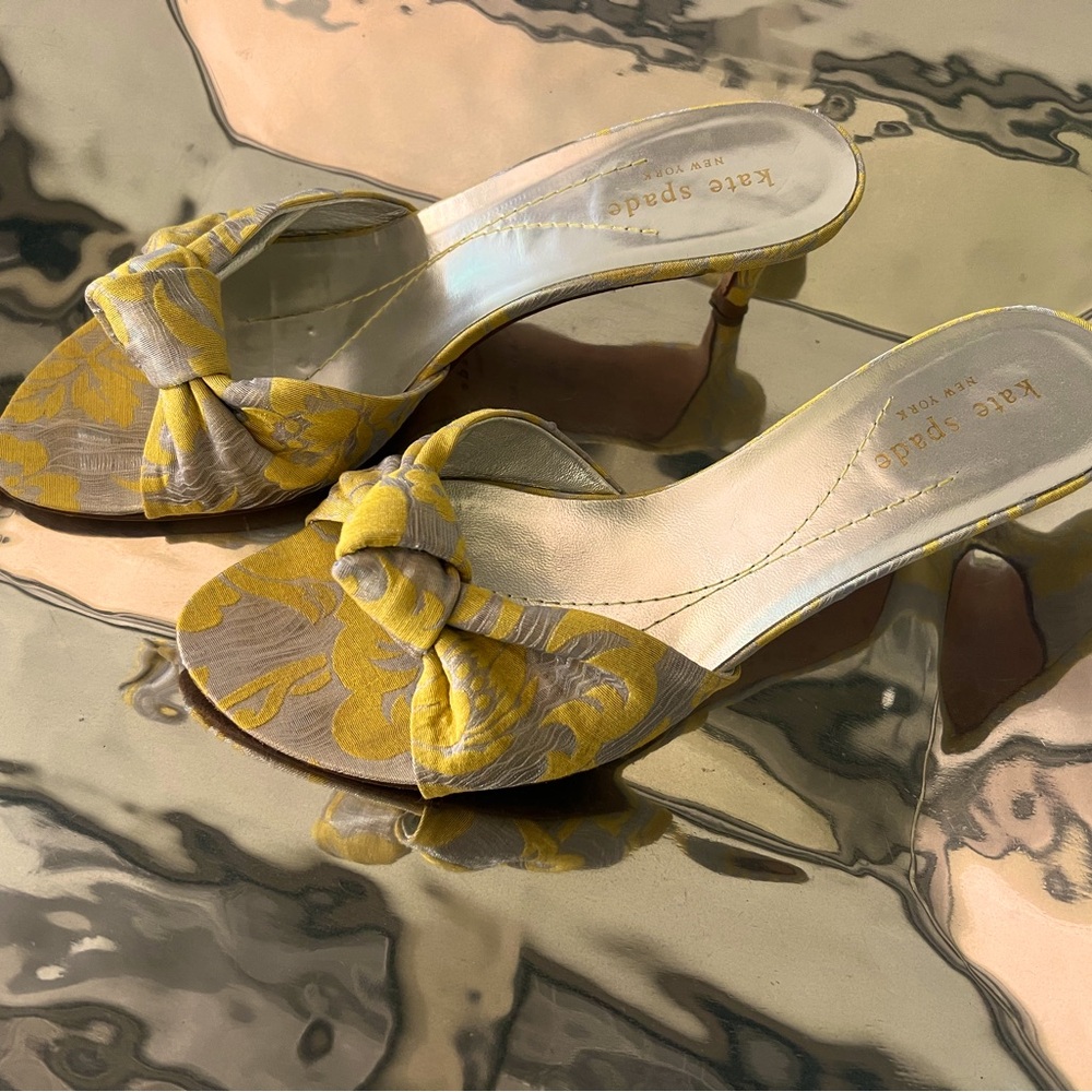 Kate Spade Vintage Mermaid Kitten Heels